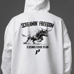 Screamin' Freedom Bull Hoodie
